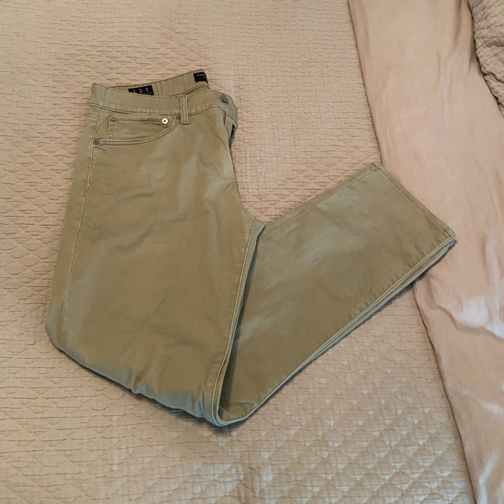 Lucky Brand Men’s 121 Slim Straight Pants - Khaki - 32x32